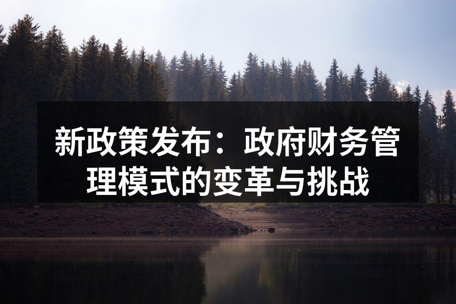 新政策发布：政府财务管理模式的变革与挑战